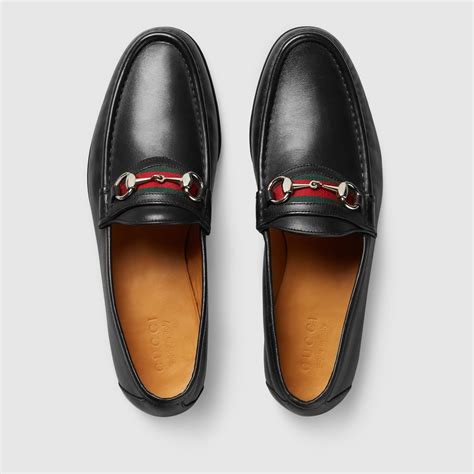 gucci red loafers mens|Gucci men's loafer with horsebit.